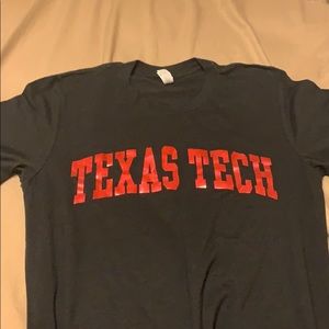 Texas Tech fitted foil tee